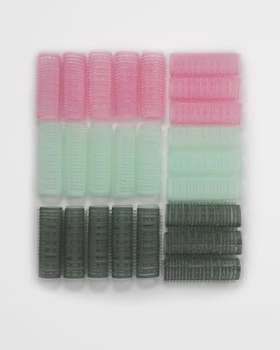 Beauty Lockenwickler Set | schonend für Gesunde Locken ohne Hitze über Nacht - feines & dickes Haar | Heatless Curls Overnight | Für kurze, mittellange, lange Haare | Haftwickler (Multicolor, Ø 2 cm)