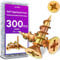 ANVINKU Wood Screws - 300 Pcs, M4 x 20mm, Zinc, Countersunk, Self Tapping, Assorted for Furniture Repairs