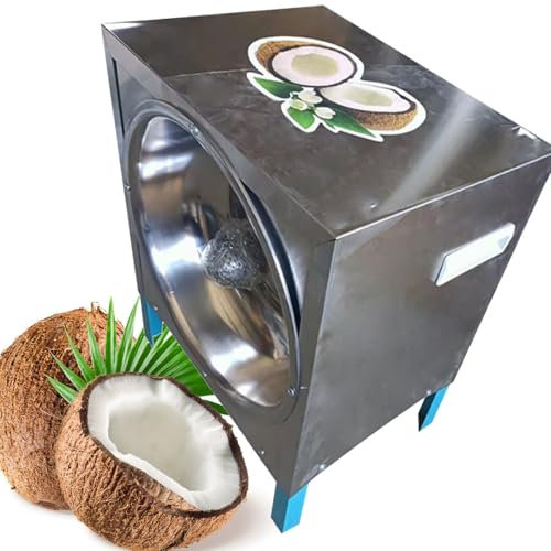 SACLMD Coconut Grater Commercial Electric,300W Coconut Processing Grinder,Electric Coconut Scraper,Slow Speed Coconut Grinder for Coconut Processing Store,220V