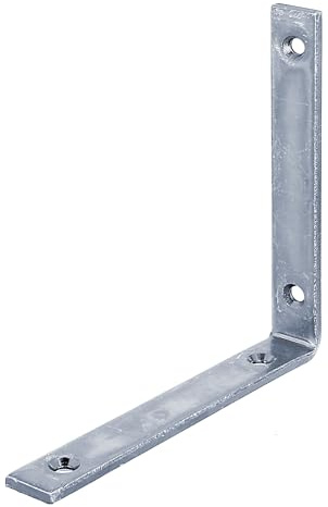 Alberts 823894 Balkenwinkel | schmal | galvanisch blau verzinkt | 140 x 140 x 20 mm | 20er Set