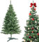 Creative Home Naturgetreuer Weihnachtsbaum Künstlich | Immergrüner künstlicher Tannenbaum | 220 cm | Weihnachtsdeko | Tiefgrüne dichte Zweige Stabiler Ständer | Innen & Außen