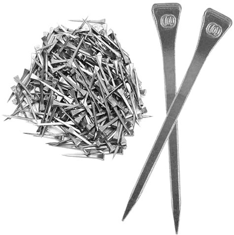 GNAUMORE Chiodi a Ferro di Cavallo,Chiodi a Ferro di Cavallo,Equestrian Sport Equipment Acciaio,Non Arrugginiscono Facilmente,Utilizzati per Fissare Ferro di Cavallo,54 mm(E5)