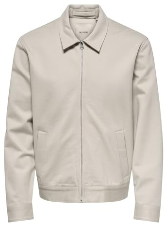 Only & Sons Herren Only & Sons Male Overshirt Onsjakes Overshirt Onsjakes 0339 Reg Zip Stretch Overshirt (1er Pack)