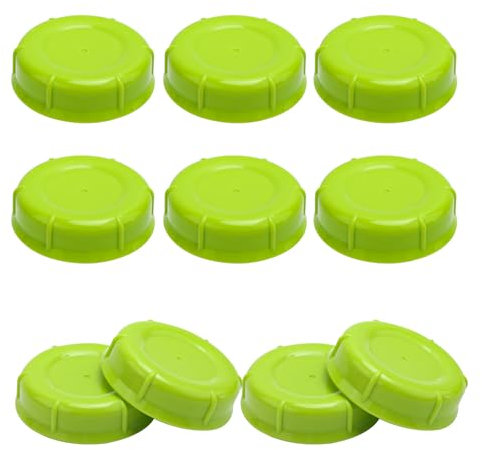 10pcs Storage Baby Bottle Caps, Travel Bottle Caps Storage Lids Replacement Baby Bottle Caps Storage Lids Seal Replacement Compatible with Lansinoh MAM Pigeon Bottles (Green)