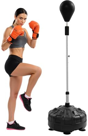 Boxträning, stående box snabbboll stående boxningsboll, stående boxningssäck boxningssäck vuxna stående punchingboll boxning punching bag