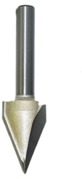 GYQIZSS Broca en V de carburo de tungsteno de 45 a 60 grados, fresa de grabado 3D en forma de V, herramienta de carpintería CNC for madera contrachapada de madera dura