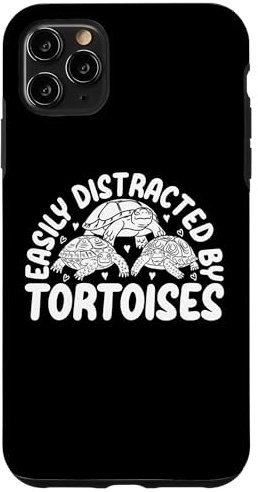 Land Turtle Tortoises - Easily Distracted By Tortoises Case for iPhone 11 Pro Max