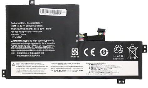 Batterie Compatible pour PC Portable Lenovo CHROMEBOOK 1ST GEN 100E / 300E / 500E Series - L17M3PB0-11.4V 3600mAh
