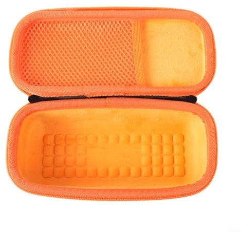 Sandyseptember Protective Hard Case for JBL Flip 7, Portable Speaker Storage Bag Travel-Friendly Compact Design Multiple Colors Available(Orange)