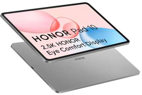 HONOR Pad 10 WiFi Tablet 8Go 256Go, 7 Gen 3 Snapdragon Tablette, 6 Haut-parleurs, 10100mAh Battery, 12.1 Pouces 120Hz 2.5K Display, 6 Altoparlanti, Metal Body, Google Service, Android 15, Grey