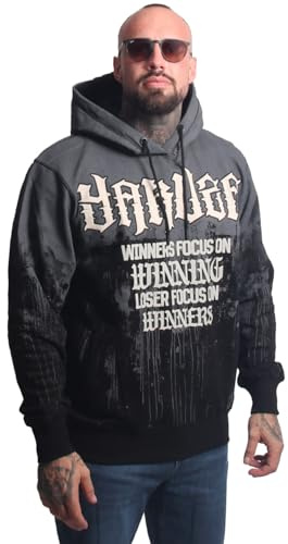 Yakuza Herren Winners Allover Hoodie Kapuzenpullover