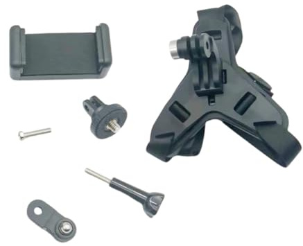 Lot de 6 accessoires de fixation pour casque et caméras de sport