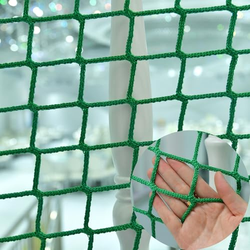 TriverNtrustD Rope Safety Net, Safety Net for Bunk Beds for Children, Pet / Cat Net for Balcony/Stair Railings, Sports Net for Garden Fences