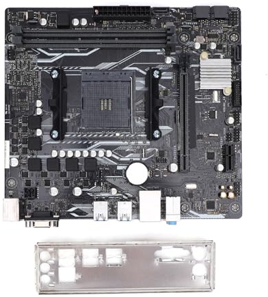 Funien Placa Base AM4 para PC A320M-F, Placa Base Micro ATX Compatible con APU Ryzen Athlon, Memoria DDR4 de 32 GB a 3200 MHz, Doble Canal de 6 GB/s para PC Escritorio.