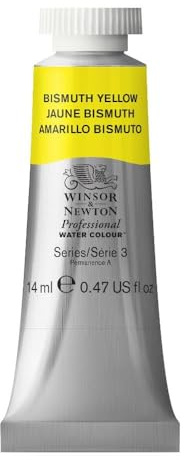 Winsor & Newton Professional Watercolor, 14ml Tube, Bismuth Yellow