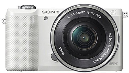 Sony Alpha a5000 20.1MP SLR Camera (White)