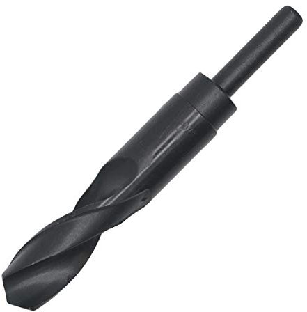 HSS Drill Bits MASO 1/2'' 15mm Reduced Shank Twist Drills Bits with Reduced Shank Ideal for Processing of Iron, Wood, Aluminum, etc