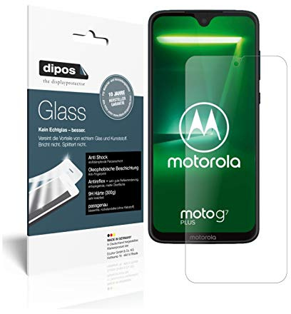 dipos I 2X Displayschutz matt kompatibel mit Motorola Moto G7 Plus Schutzfolie 9H Anti-Shock