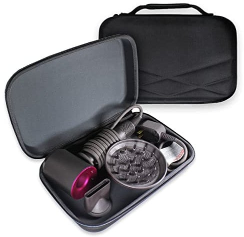 TUDIA EVA Empty Portable Travel Easy Carrying Hard Storage Case Compatible with Dyson Supersonic Hair Dryer and Accessories