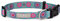 Lucky Love Dog, Boho Chic Hundehalsband für Mädchen Junge Hunde, Lebendiges Rosa und Türkis Halsband für Hunde, bequeme, weiche, niedliche Halsbänder - (klein, Clara Halsband)