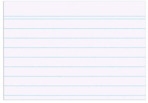 Herlitz 10621464 Karteikarten DIN A8, 100 Stück, eingeschweißt mit Aufreißfaden, liniert weiß (20 Packungen)