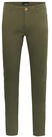Blend BHNATAN Herren Chino Stoffhose mit Stretch, Größe:W31/30, Farbe:Olive Night Green (77233)