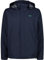 CMP - Herrenjacke mit Kapuze und Druckknöpfen, Schwarz Blau, 46