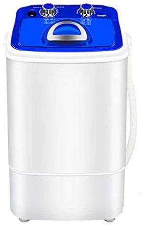 AMAZOM capacità 7,2 kg Lavatrice per Scarpe Lavatrice Elettrica Mini Portatile Compatto Lavascarpe A Spazzola Asciugatrice Rotante con Cestello di Scarico,Blu