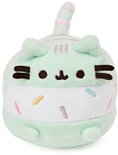 GUND Eiscreme, Sandwich-Pusheen, Süßes Dessert, Quetsch-Plüsch, Katze ab 8 Jahren, Minze und Weiß, 10,2 cm