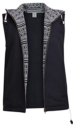 virblatt - Weste Herren und Damen | 100% Baumwolle | Steppweste Laufweste Ärmellose Weste Herren schwarz Weste Damen Vintage - Eingeweiht L schwarz