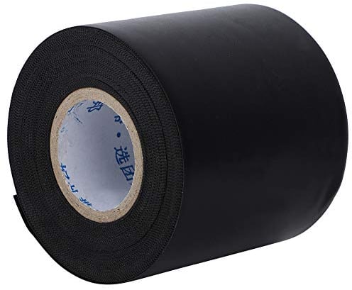 PVC Air Conditioner Insulation Tie Strap, Black Air Conditioning Insulation Tape Oil Resistant Tube Protective Portable Wrapping Tapes