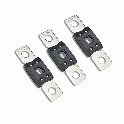 Kofelec Mega Hochstromsicherung, ANM 80A Amp, bis 58V DC, Verwendung für Autos LKW Busse oder Audiosysteme, Pack von 3 (80A)