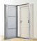 PUERTA ANTIOKUPA de seguridad para la instalación adicional a la puerta del inmueble (89cm x 204cm, Vinil Exterior OSCURO)