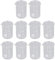 Vaso de Precipitados de 25 Ml, Vidrio de Borosilicato 10 PCS Vasos de Experimentación Buena Estabilidad para Laboratorios de Cocina