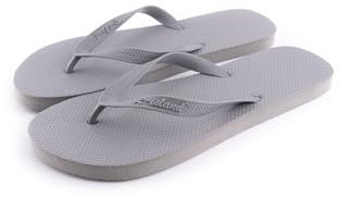 R-ISLAND Flip-Flop Uomo,Infradito Uomo,Pantofole da dito,Impermeabile,Perfettamente per spiaggia, piscina, casa esterna e interna., grigio, 44 EU