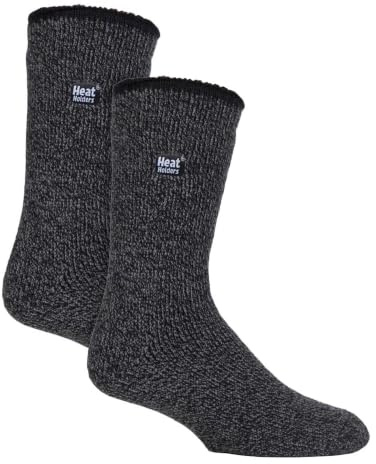HEAT HOLDERS 2er Pack Herren Socken Merinowolle Atmungsaktiv Fleece Winter Socken Outdoor Warme