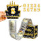Geldgeschenke Geburtstag Überraschungsbox DIY Geldgeschenk Verpackung Happy Birthday Geschenkbox,Geschenkboxen für Kinder und Erwachsene,Surprise Box für Eltern, Kinder liebe Menschen. (Schwarz-Gold)