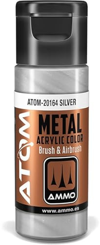 Mig Jimenez ATOM METALLIC Silber