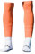 Proskary Stutzen Fussball Herren - Fußball-Stutzen ohne Socken - Stutzen schwarz rutschfest - Stutzenstrumpf mit Belüftungszone - Tube Stutzen hautfreundlich und pflegeleicht -Orange