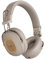 House of Marley Positive Vibration Riddim kabellose On-Ear Bluetooth Kopfhörer - 50 Std. Spielzeit, Faltbare Kopfhörer mit Mikrofon, USB-C Schnellladen, nachhaltige Materialien, Crème