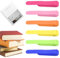 Packung 6 Silikon Lesezeichen, automatische Lesezeichen, Kinder Lesezeichen, Geschenkideen Lesezeichen Lesezeichen für Studenten, Lesefreunde