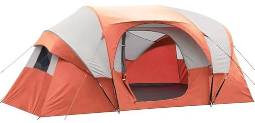 biwakzelt Campingzelt für 10 Personen – tragbares, einfach aufzubauendes Familienzelt für das Camp, winddichtes Kuppelzelt aus Stoff im Freien für Wandern Eisfischerzelt