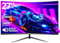 Gawfolk Écran PC 27 Pouces Full HD (1920x1080), 100Hz, 1ms, 1800R Eye Care et FreeSync, supporte VESA - l'écran PC idéal! HDMI, DP, Protection oculaire, Inclinable, VESA 75x75
