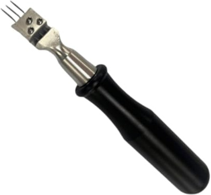 Colcolo Tuner Piano Tuning Hammer Repair Tool 3 Needle Piano Tuning Kits Voicing with Handle Stable Piano Tune Hammer Voicing Tool