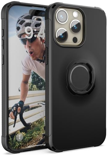 xsdtech Lock Protective Case for iPhone (iPhone 16 Pro Max) Black