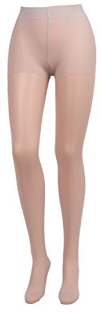 COMPRESSANA Calypso 70 den - Feinstrick Stützstrumpfhose - weich, luftig und transparent (appearance 20 den) - mittlere Stützwirkung mit 12-14 mmHg Kompression (Stütz-Klasse 2) - Größe III - Farbe sandel - 1 Stück