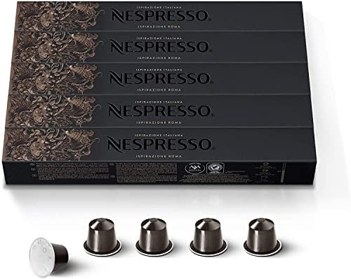 Nespresso Capsules Roma Coffee New - 50 Unidades