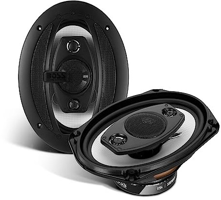 BOSS Audio Systems R94 Riot Series 6 x 9 Inch Car Stereo Door Speakers - 500 Watts Max, 4 Way, Full Range, Tweeters, Coaxial, Sold in Pairs