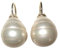 Perlen-Ohrringe champagner-farben Ohr-Hänger Barockglas-Perle Bügel Sterling-Silber vergoldet elegant Braut Hochzeit Geschenk Heide Heinzendorff