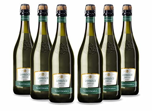 Sant'Orsola Lambrusco Emilia IGT Sekt Weißwein - 6X750 ml